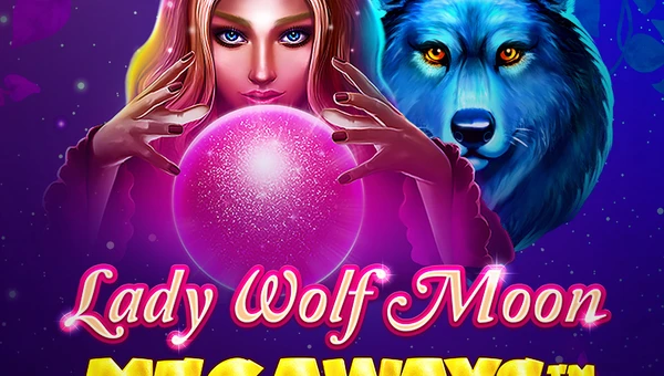 Lady Wolf Moon Megawaysのゲーム画面